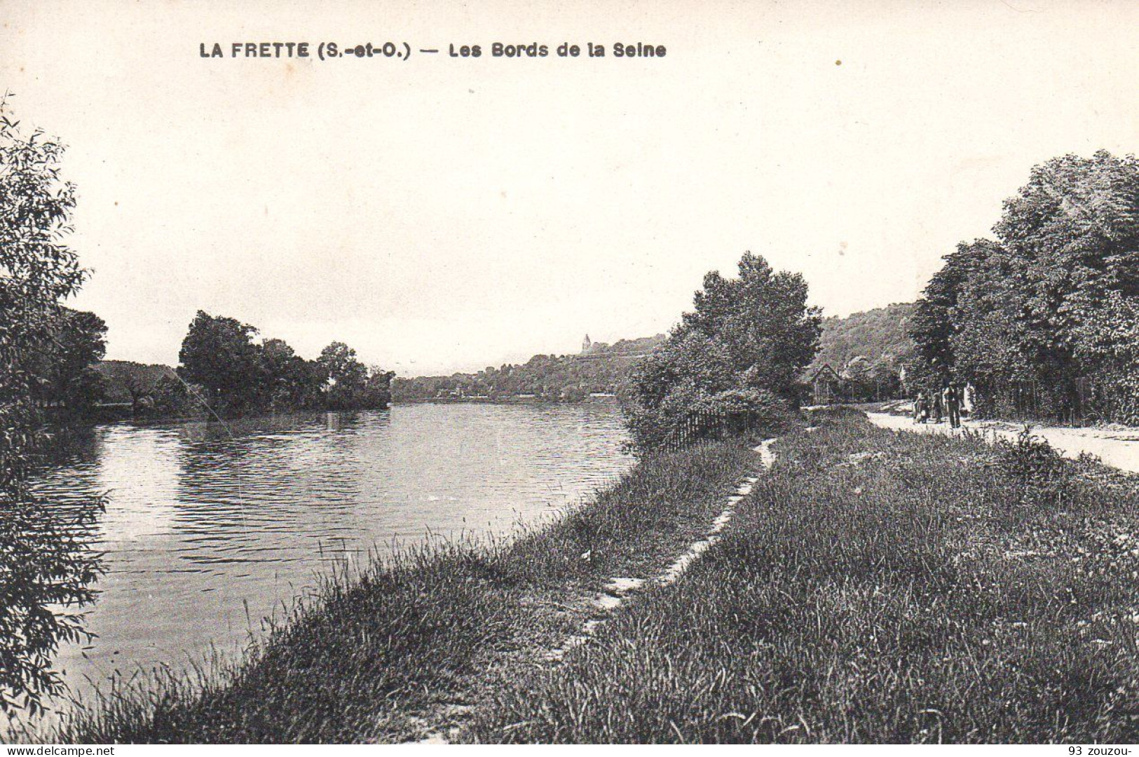 95. La Frette . Les Bords De La Seine. Carte Vierge Et Impeccable. - La Frette-sur-Seine