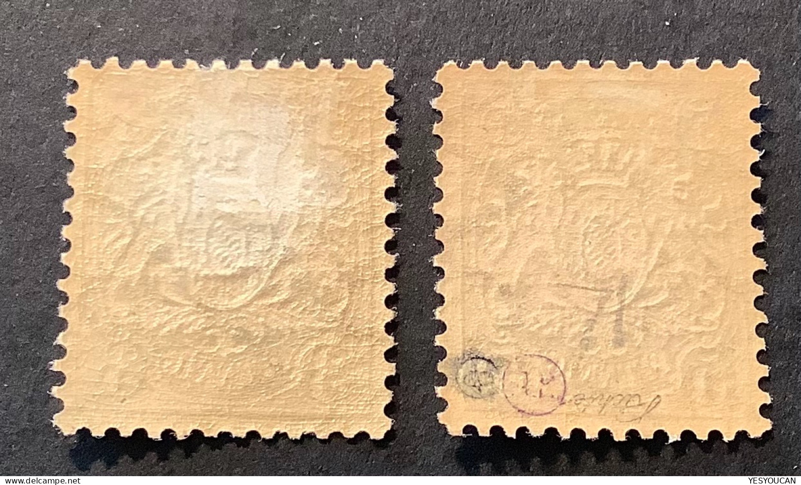 Bayern Portomarken Mi 7-8  TADELLOS & FRISCH 1882-1885 Wz 3, 3Pf+5Pf * (Baviére Bavaria Postage Due Timbre Taxe VF MHOG - Mint