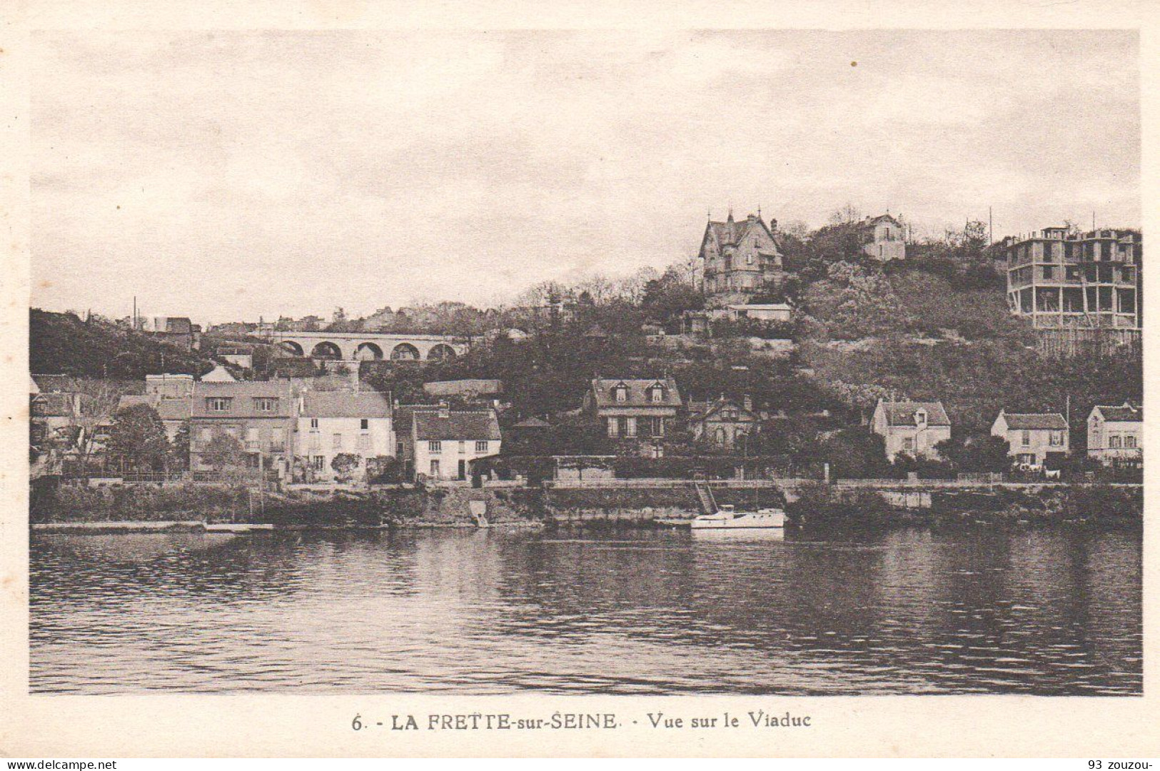 95. La Frette Sur Seine.  Vue Sur Le Viaduc. Carte Vierge Et Impeccable. - La Frette-sur-Seine