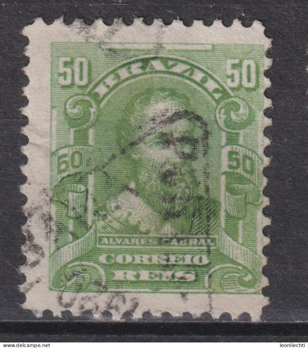 1915 Brasilien Mi:BR 181, Yt:BR 130a, Sg:BR 263, Pedro Alvares Cabral (1467-1520),    Personalities And Liberty Allegory - Usados