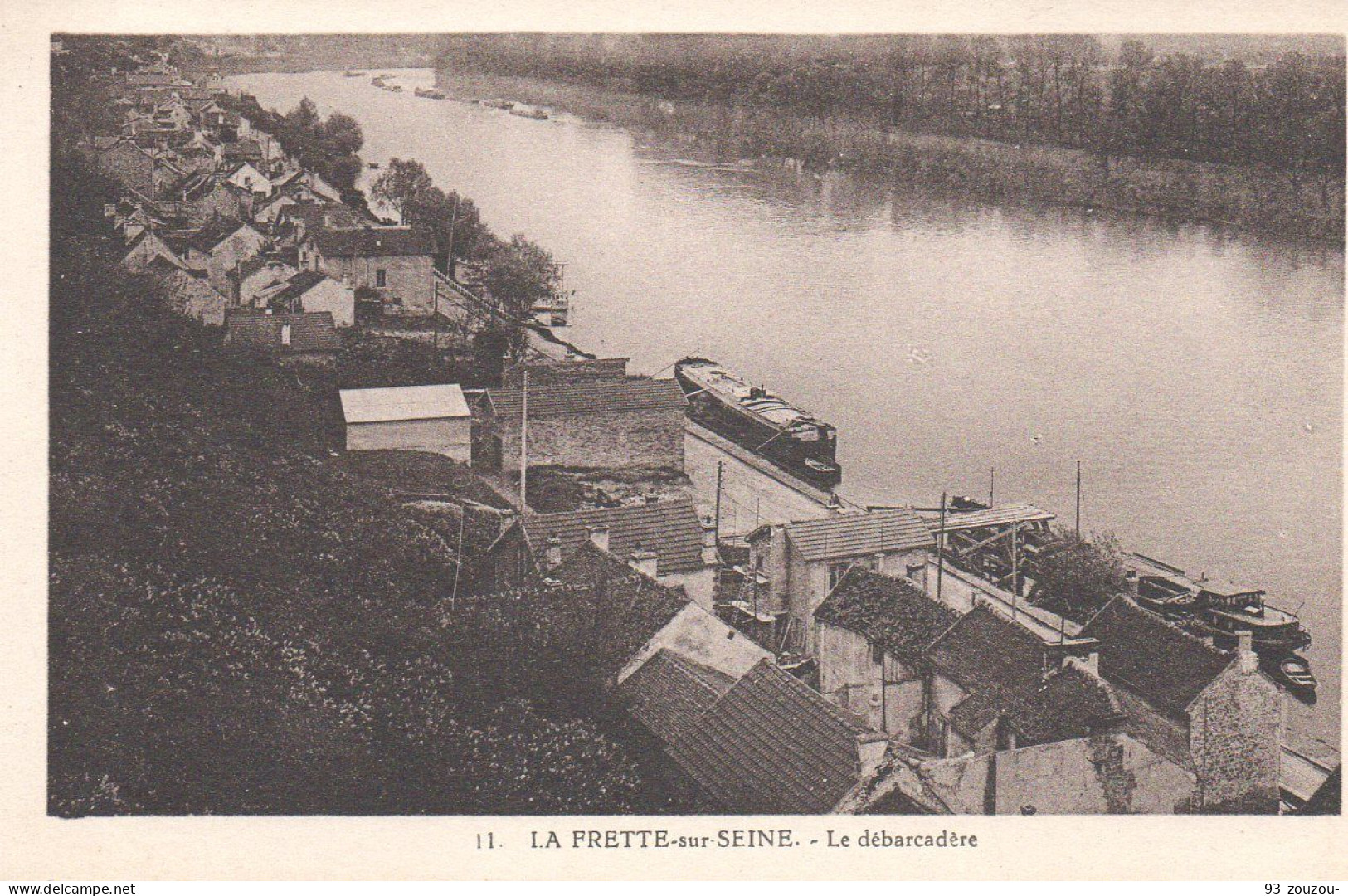 95. La Frette Sur Seine. Le Débarcadère.   Carte Rare , Vierge Et Impeccable. - La Frette-sur-Seine