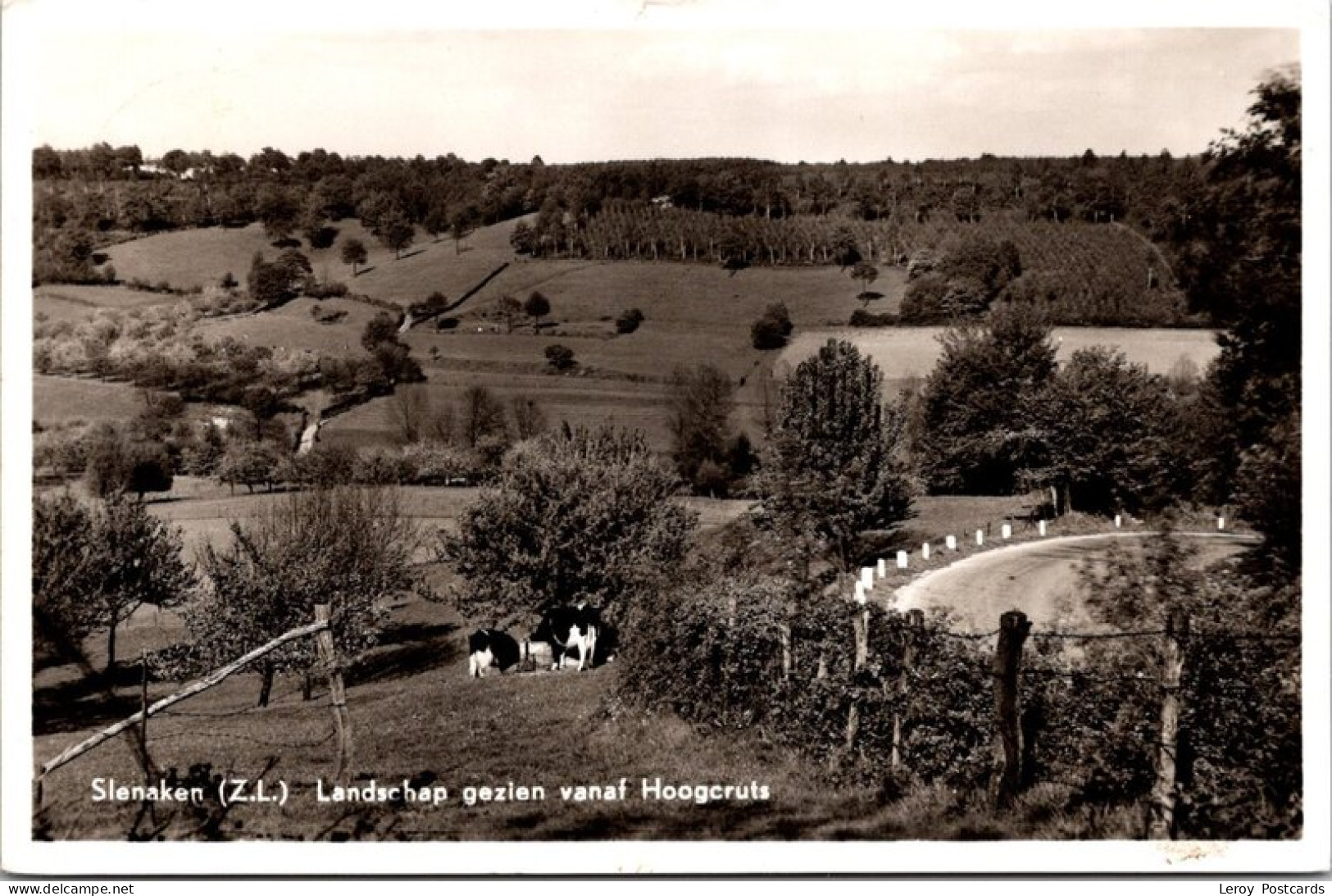 Slenaken, Landschap Gezien Vanaf Hoogcruts 1957 (LB) - Slenaken