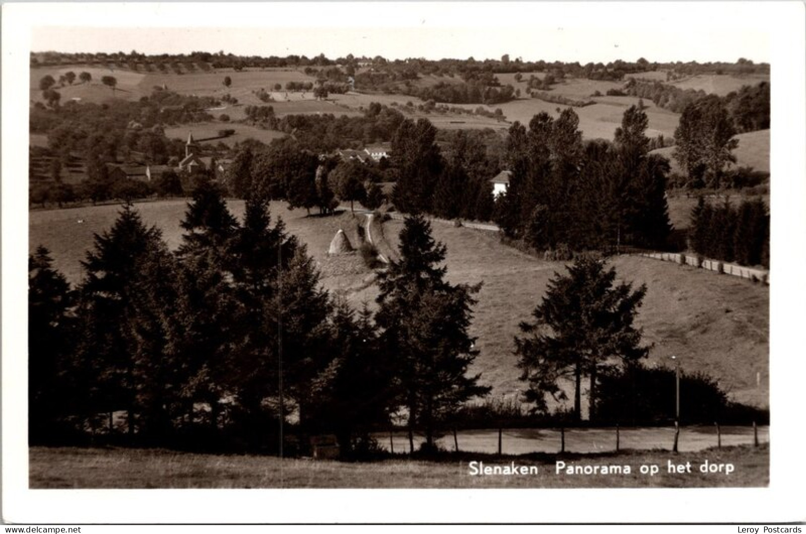 Slenaken, Panorama Op Het Dorp (LB) - Slenaken