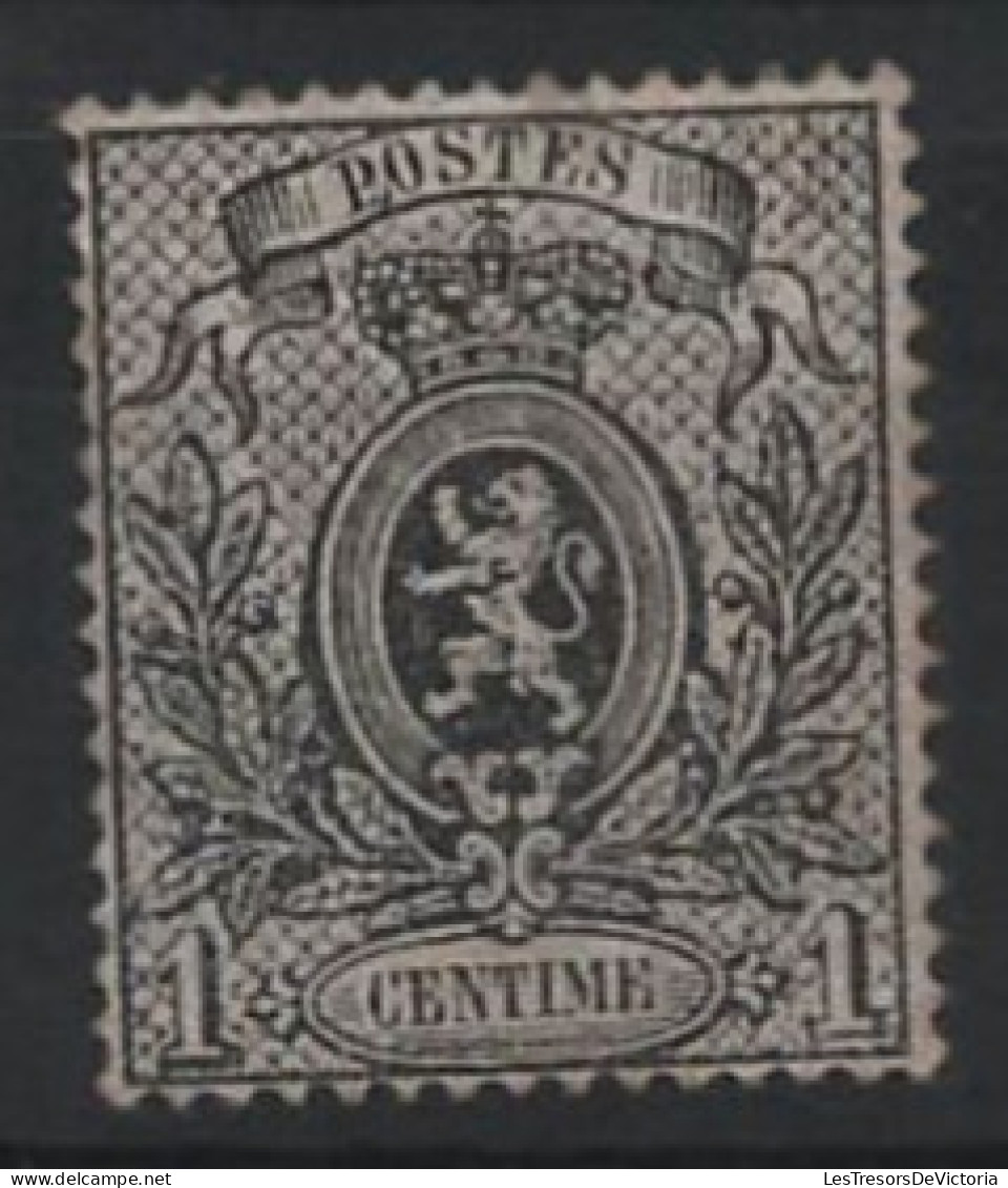 TIMBRE Belgique - COB 23 (*) 1c Sans Gomme - 1866 - Cote 90+70% Soit 153 - 1866-1867 Coat Of Arms