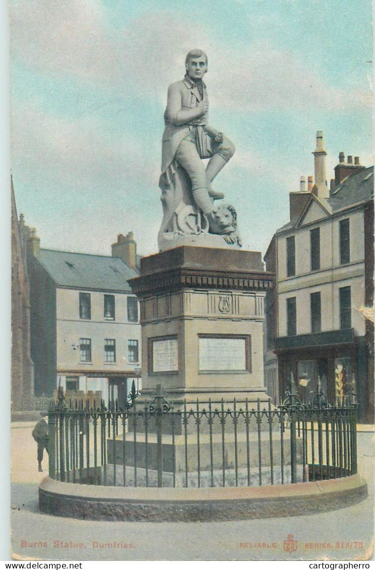 Scotland Dumfries Burns Statue - Dumfriesshire