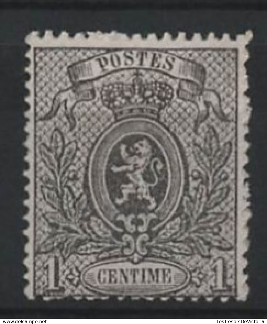 TIMBRE Belgique - COB 23A (*) Sans Gomme 1c - 1867 - Cote 107 - 1866-1867 Petit Lion (Kleiner Löwe)