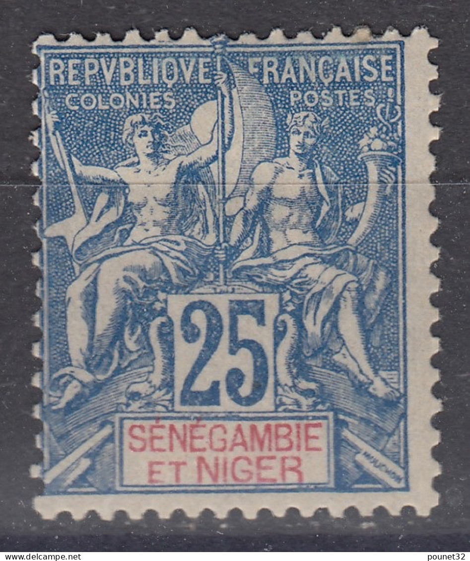 SENEGAMBIE & NIGER : GROUPE N° 8 NEUF * GOMME GROSSE TRACE DE CHARNIERE - Unused Stamps