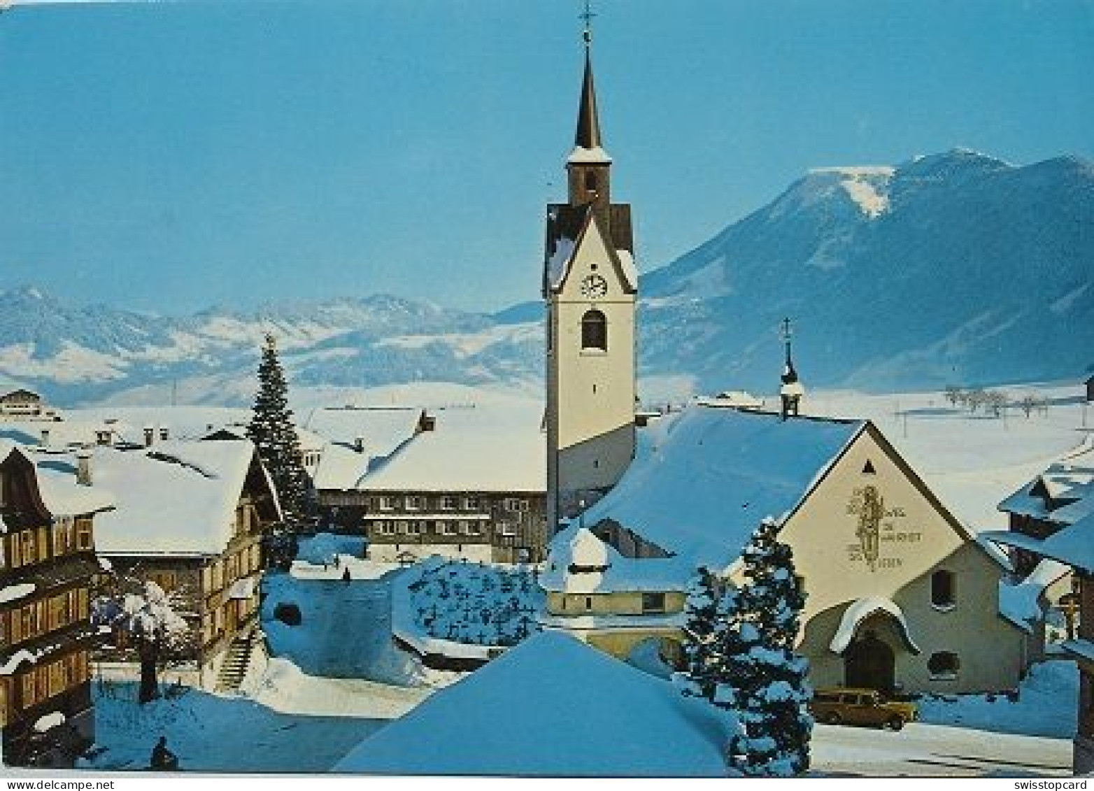 SCHWARZENBERG Im Bregenzerwald Vorarlberg Stempel Messe Dornbirn - Bregenzerwaldorte