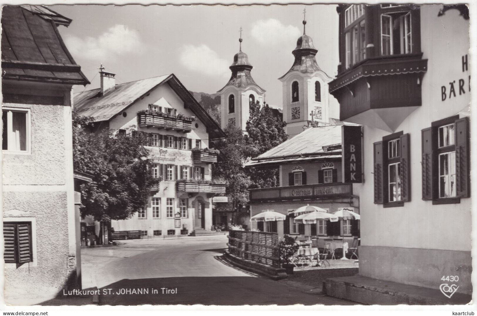 Luftkurort St. Johann In Tirol - (Gasthaus Zum Seisl - Terrasse) - (Österreich/Austria)  - 1961 - St. Johann In Tirol