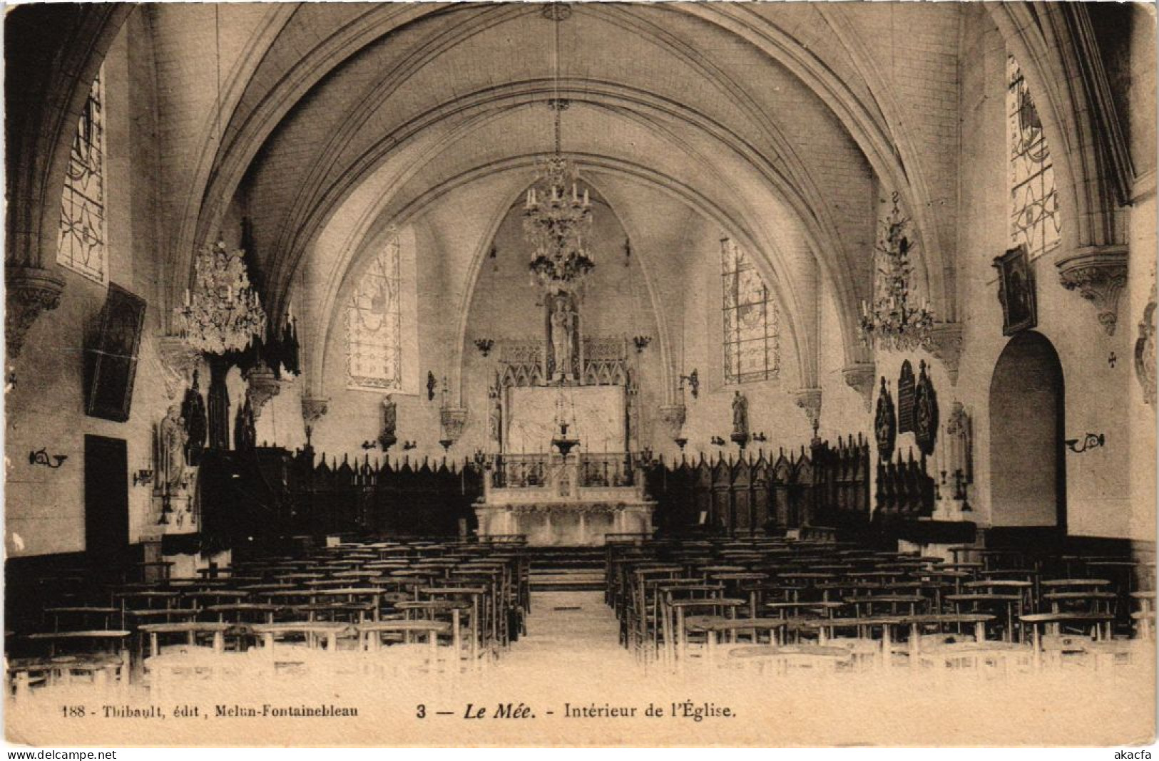 CPA LE MEE Interieur De L'Eglise (1299453) - Le Mee Sur Seine
