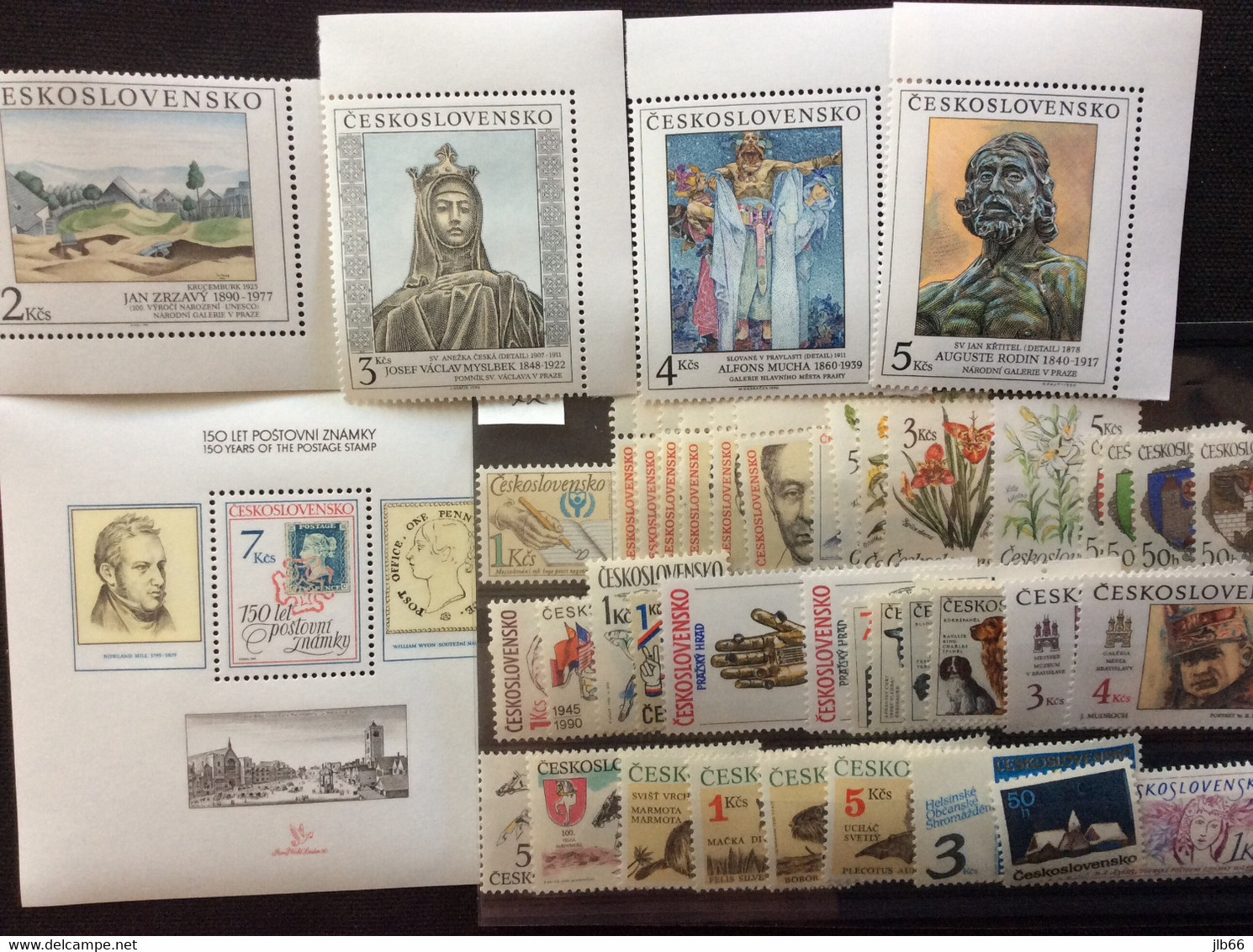 Année 1990  ** Complète YT 2830 / 2873  -BF 88 Neuf Sans Charnière / Mi 3029 / 3073 Block 95 Mint MNH - Années Complètes