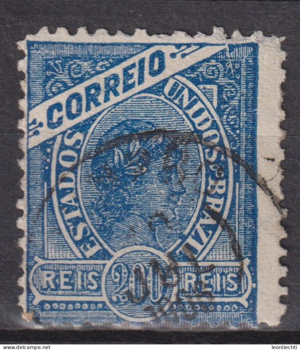 1900 Brasilien Mi:BR 144, Sn:BR 161, Yt:BR 118, Republican Dawn - New Colors, Allegory - Gebraucht