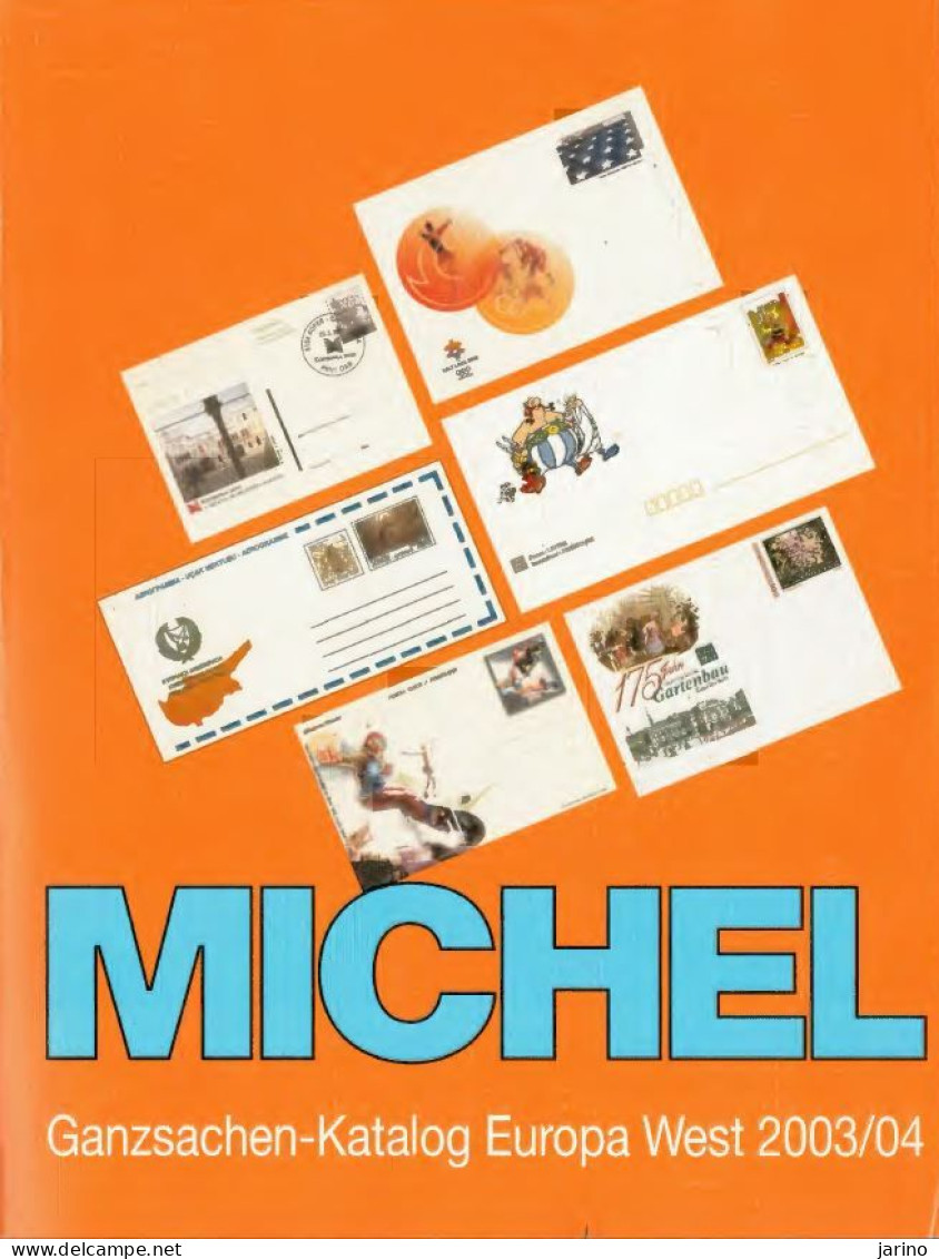 Ganzsachen Stationery Michel West Europa 2003/2004 Via PDF On CD, 978 Seiten, Turkei 23 Seiten Ganzsachen - Enteros Postales