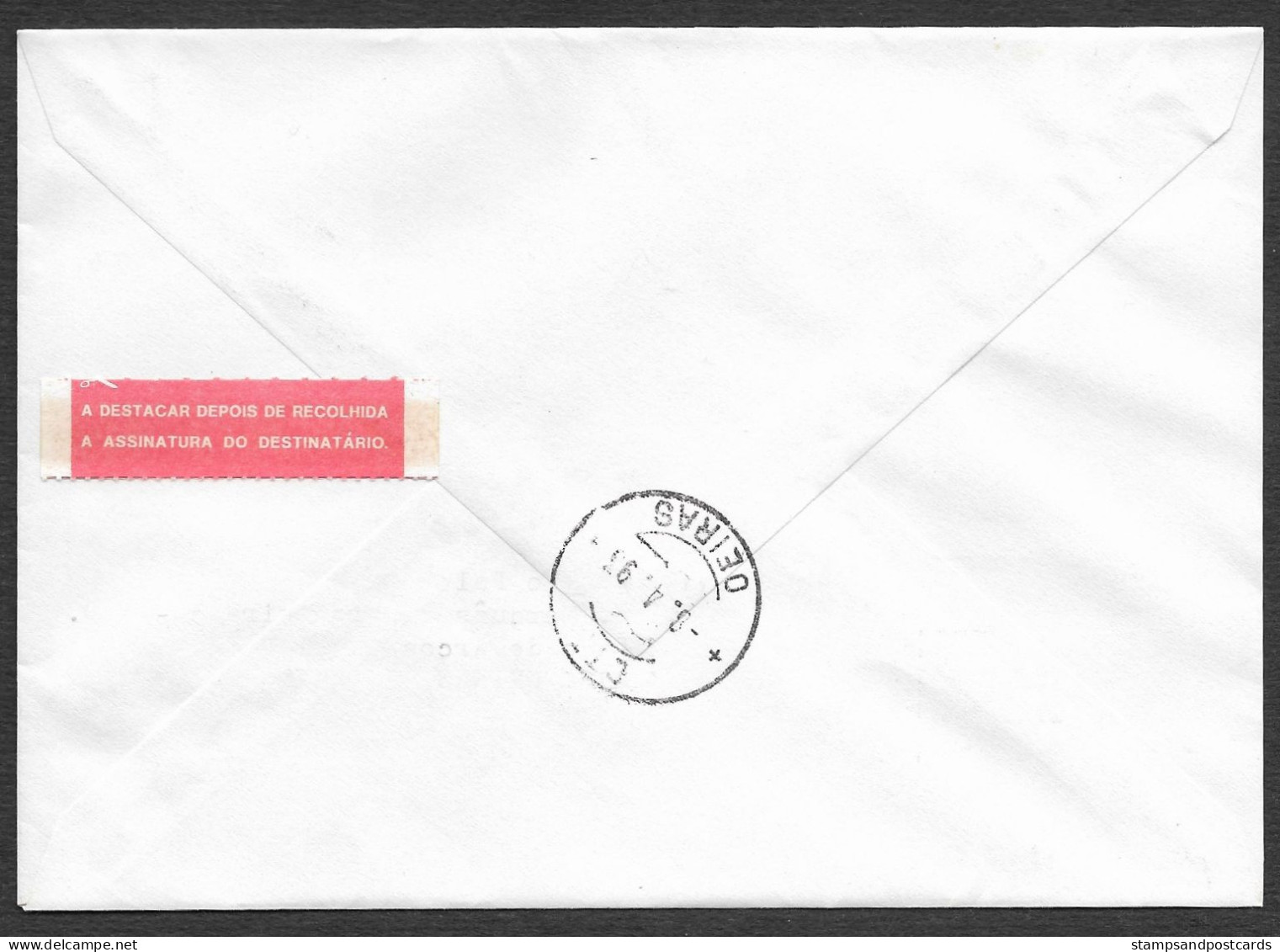 Portugal Lettre Recommandée Cachet Commémoratif Foire Philatélique 1993 R Cover Event Pmk Stamp Fair - Postal Logo & Postmarks