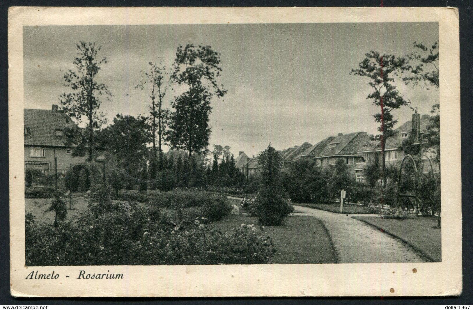 ALMELO Rosarium Overijssel -   Used  4-8-1952 - 2 Scans For Condition.(Originalscan !!) - Almelo