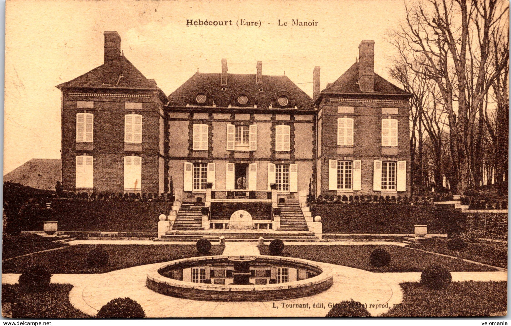 16902 Cpa 27 Hébécourt - Le Manoir - Hébécourt