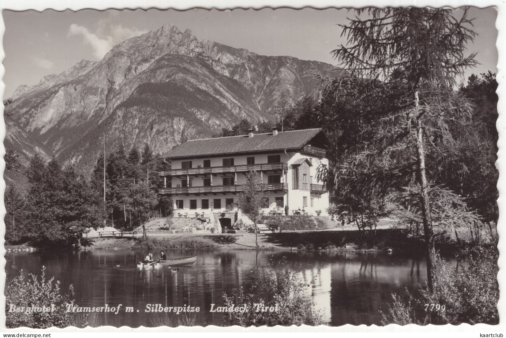 Berghotel 'Tramserhof' M. Silberspitze, Landeck, Tirol -  (Österreich/Austria) - 1959 - Landeck