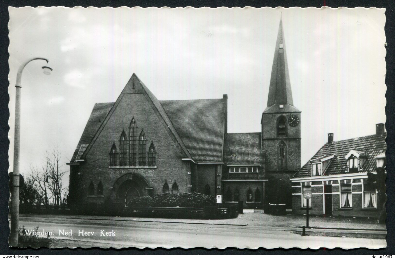 Ned. Herv. Kerk Burgemeester J.C. Van Den Bergplein 3 Wierden  - Not  Used   - 2 Scans For Condition.(Originalscan !!) - Wierden