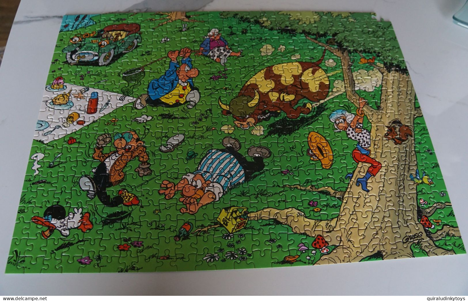 ACHILLE TALON DARGAUD EDITEUR 1980 Rare Puzzle 500 Pièces 36x49 Distribué Par ROMBALDI EDITEUR - Puzzles