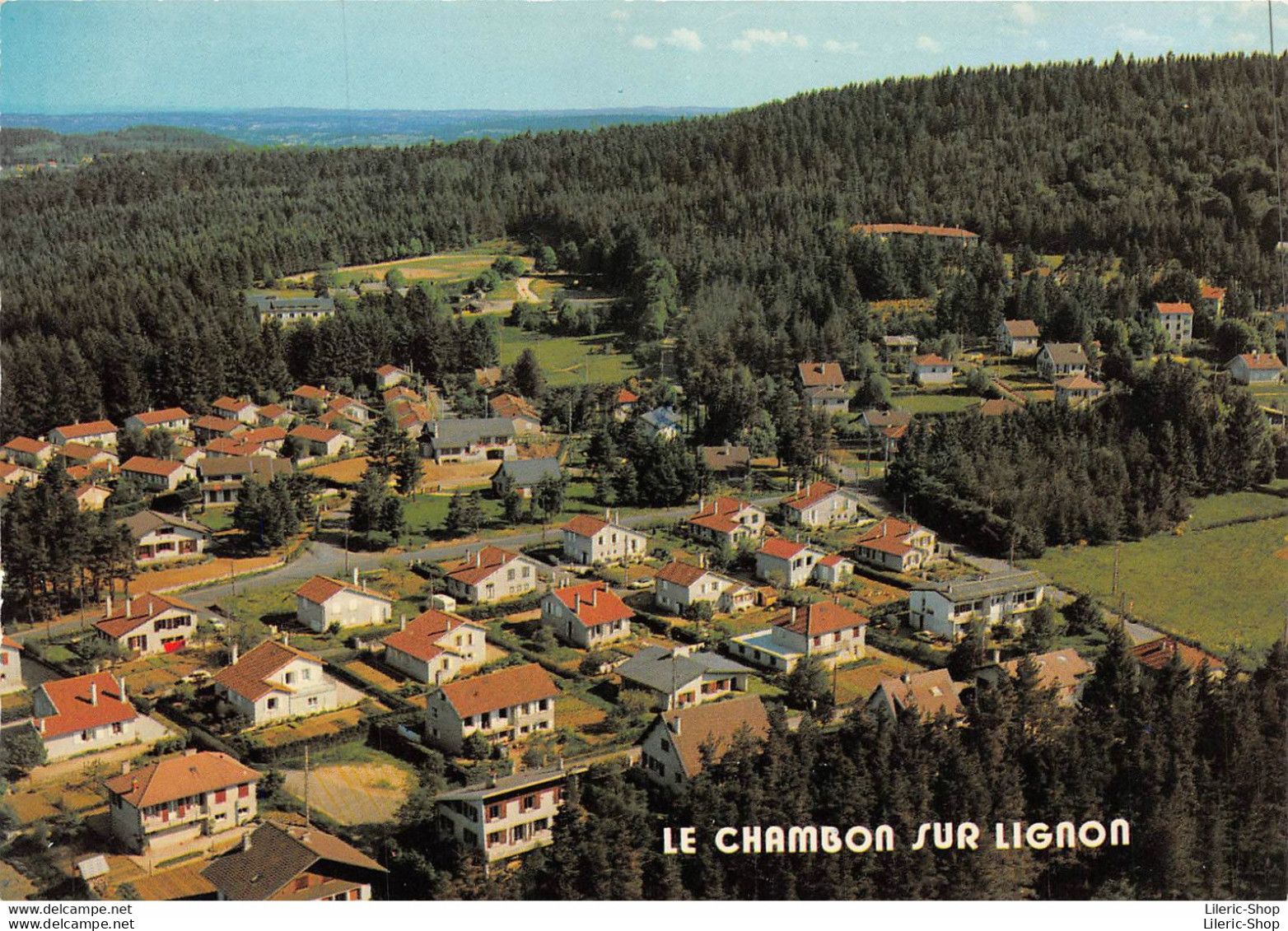 LE CHAMBON-SUR-LIGNON (43) CPM  - Dans Le Fond, Le Collège Cévenol . Éd. CELLARD - Le Chambon-sur-Lignon