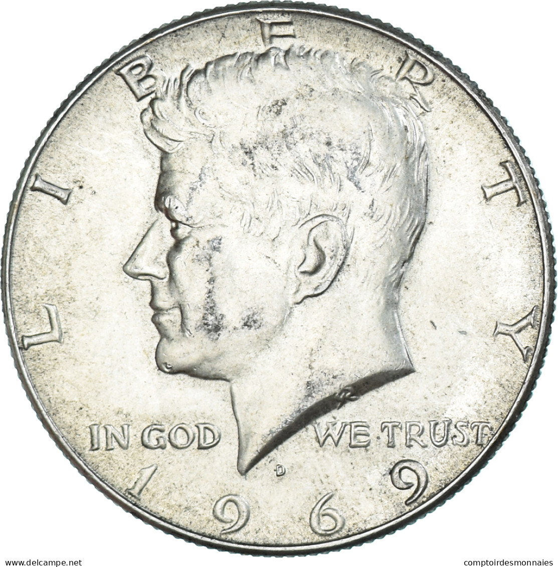 Monnaie, États-Unis, John F. Kennedy, Half Dollar, 1969, Denver, TTB, Argent - 1948-1963: Franklin