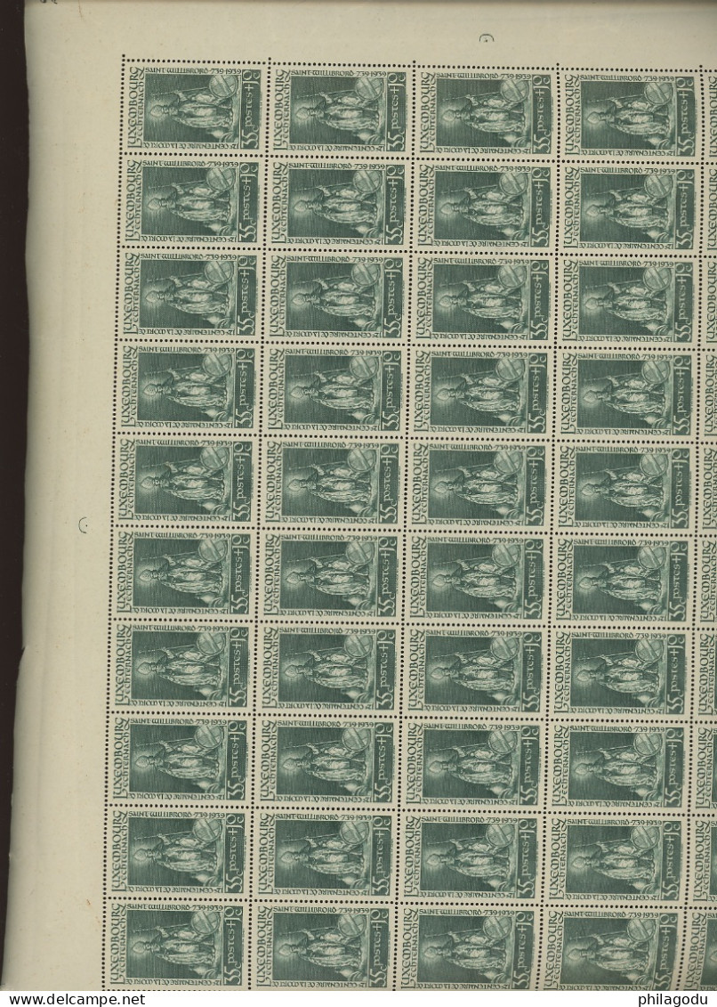 1938 ECHTERNACH **. 50 Séries En Feuilles Complètes. LUXE.  Cote Yv. 3500-€ - Full Sheets