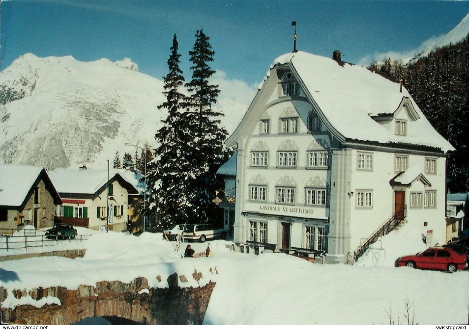 HOSPENTAL Gasthaus St. Gotthard Auto - Hospental