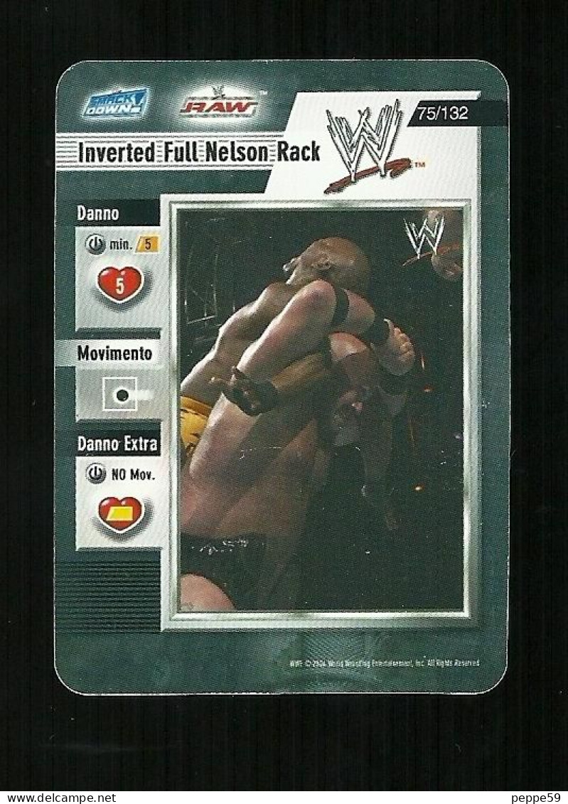 Figurina Wrestling - Card  75-132 - Tarjetas