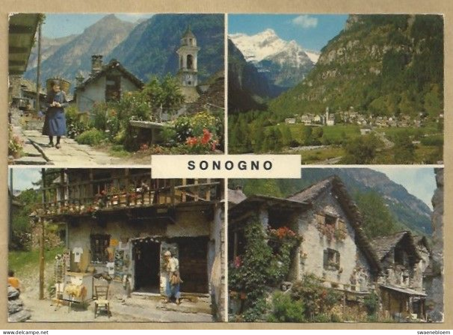 CH.- ZWITSERLAND. SUISSE. SONOGNO TI. VALLE VERZASCA. - Sonogno