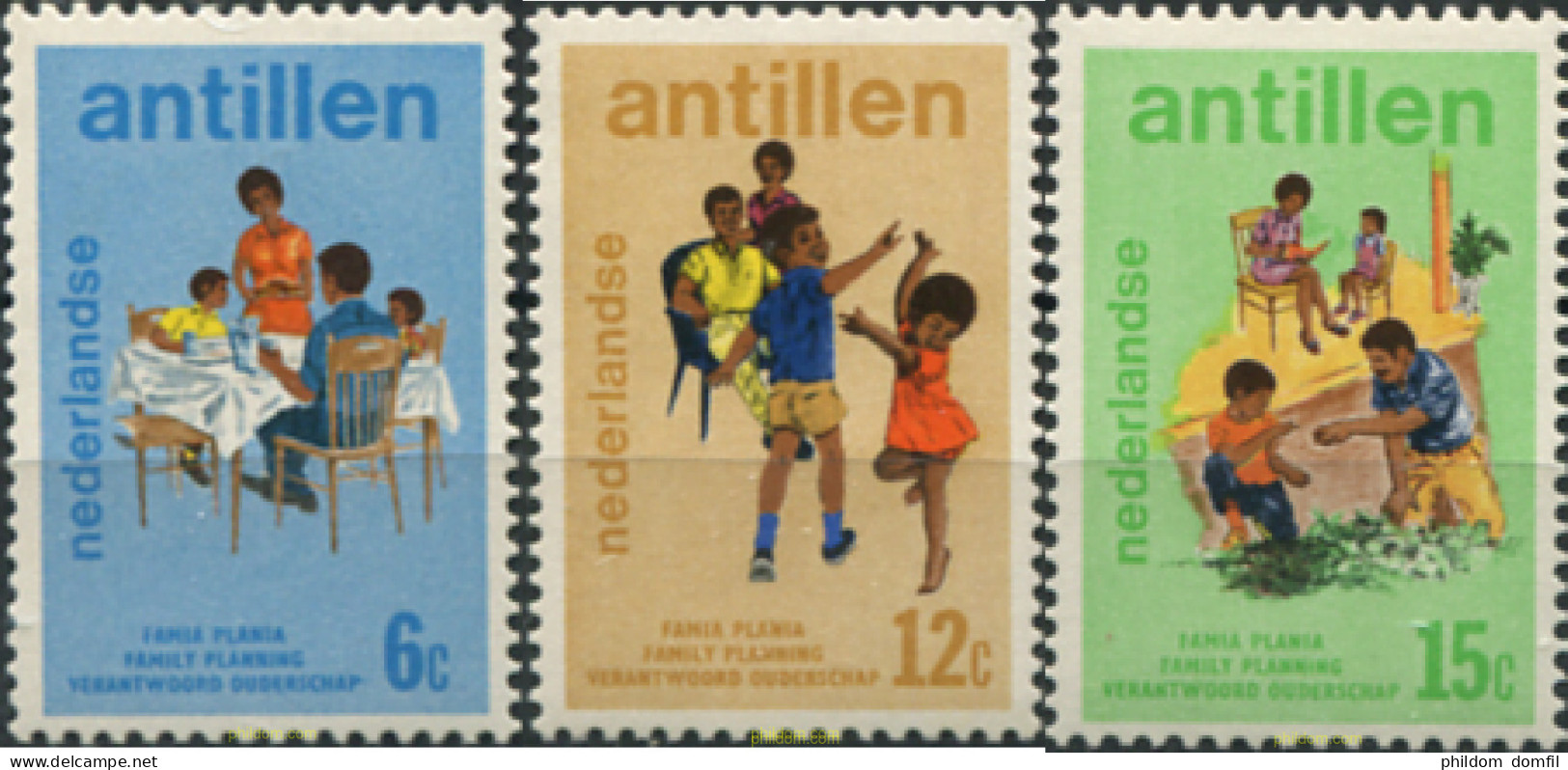 282917 MNH ANTILLAS HOLANDESAS 1974 PLANIFICACION FAMILIAR - Antilles
