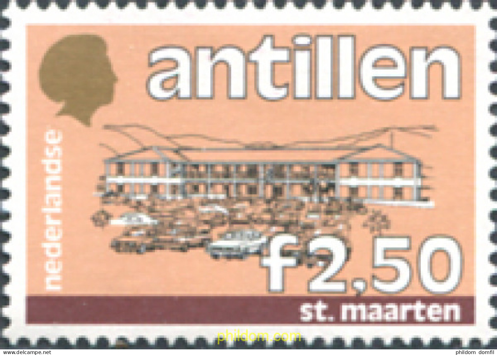 283015 MNH ANTILLAS HOLANDESAS 1986 SERIE BASICA - Antilles