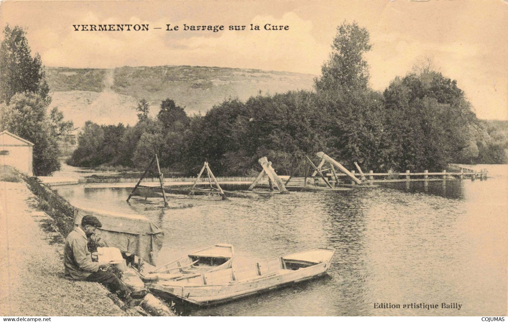 89 - VERMETON - S13552 - Le Barrage Sur La Cure - Barques - L22 - Vermenton