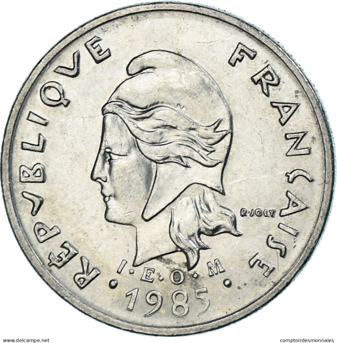 Monnaie, Polynésie Française, 10 Francs, 1985, Paris, TTB+, Nickel, KM:8 - Frans-Polynesië