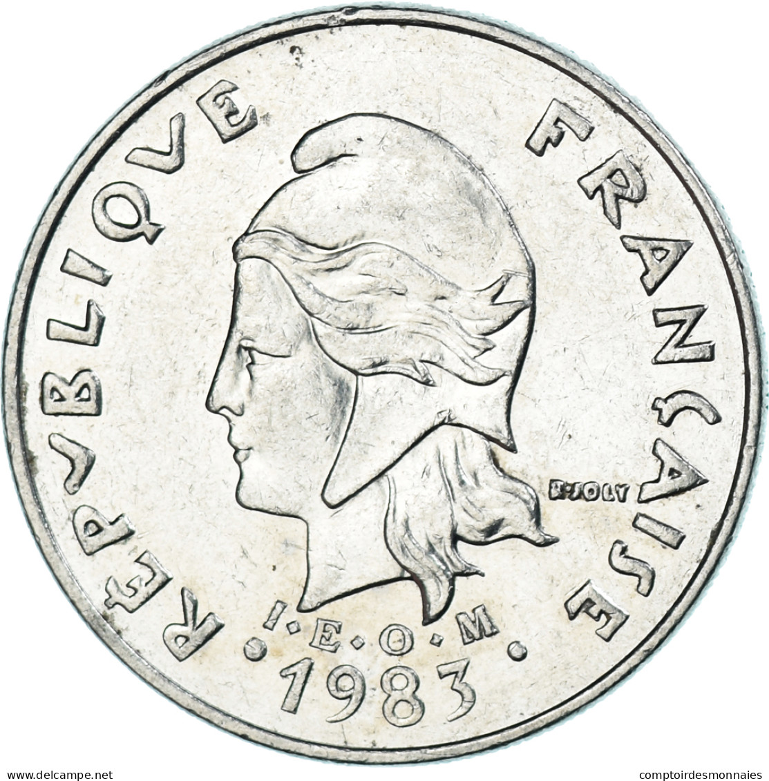 Monnaie, Polynésie Française, 20 Francs, 1983, Paris, TTB, Nickel, KM:9 - Frans-Polynesië