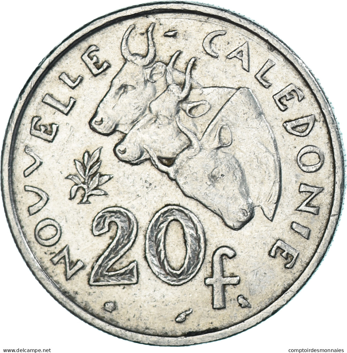 Monnaie, Nouvelle-Calédonie, 20 Francs, 1970, Paris, TTB, Nickel, KM:6 - Nouvelle-Calédonie