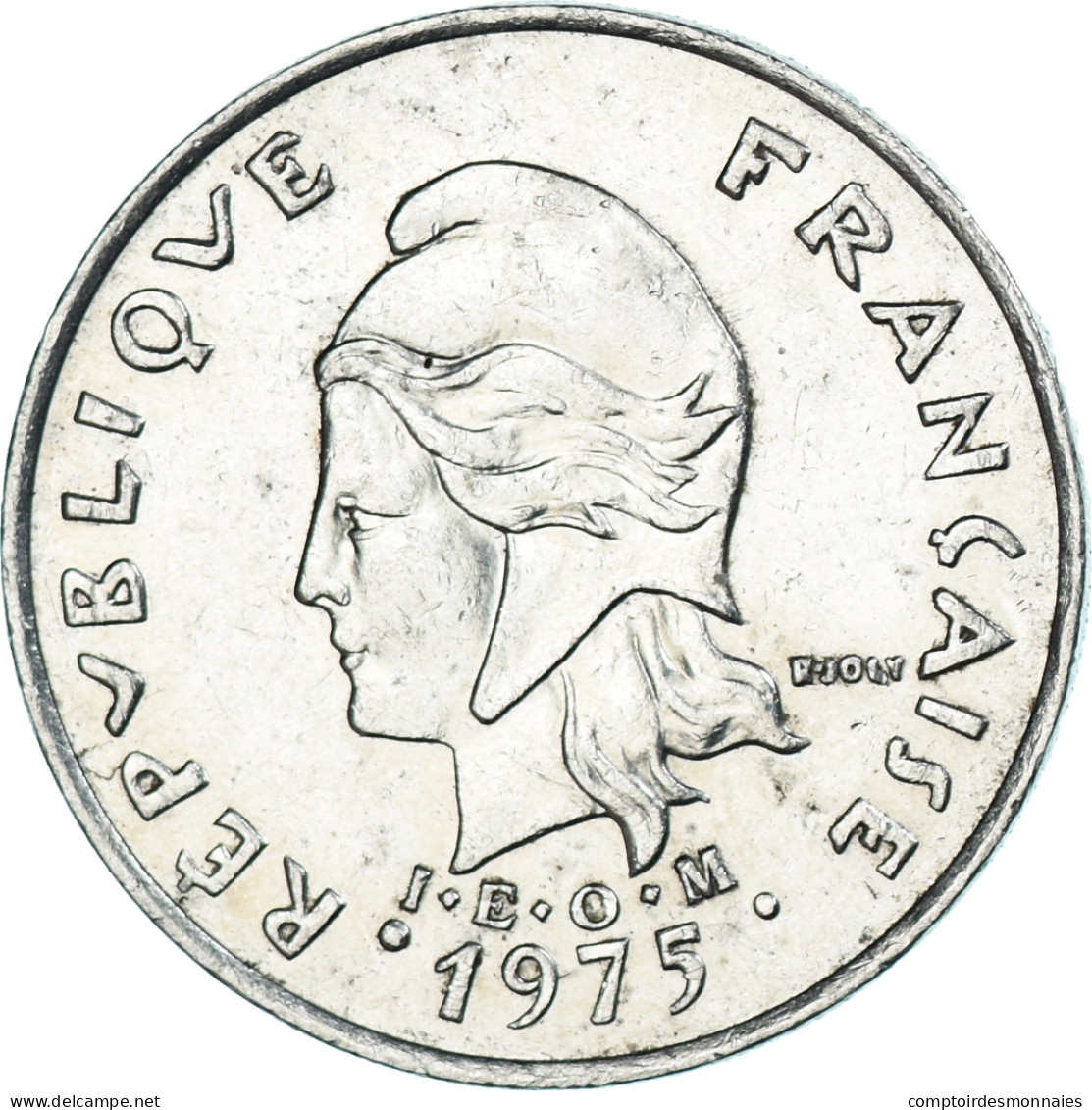 Monnaie, Polynésie Française, 20 Francs, 1975, Paris, TTB, Nickel, KM:9 - Frans-Polynesië