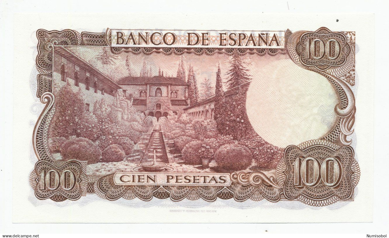 SPAIN, ESPAÑA - 100 Pesetas 17.11. 1970. P152a, UNC. (S005) - 100 Peseten