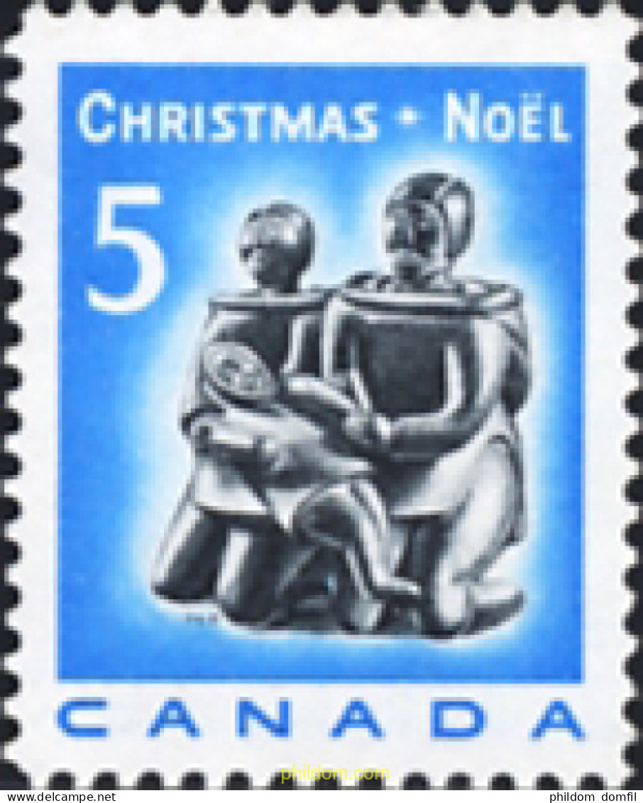 197240 MNH CANADA 1968 NAVIDAD - Autres & Non Classés