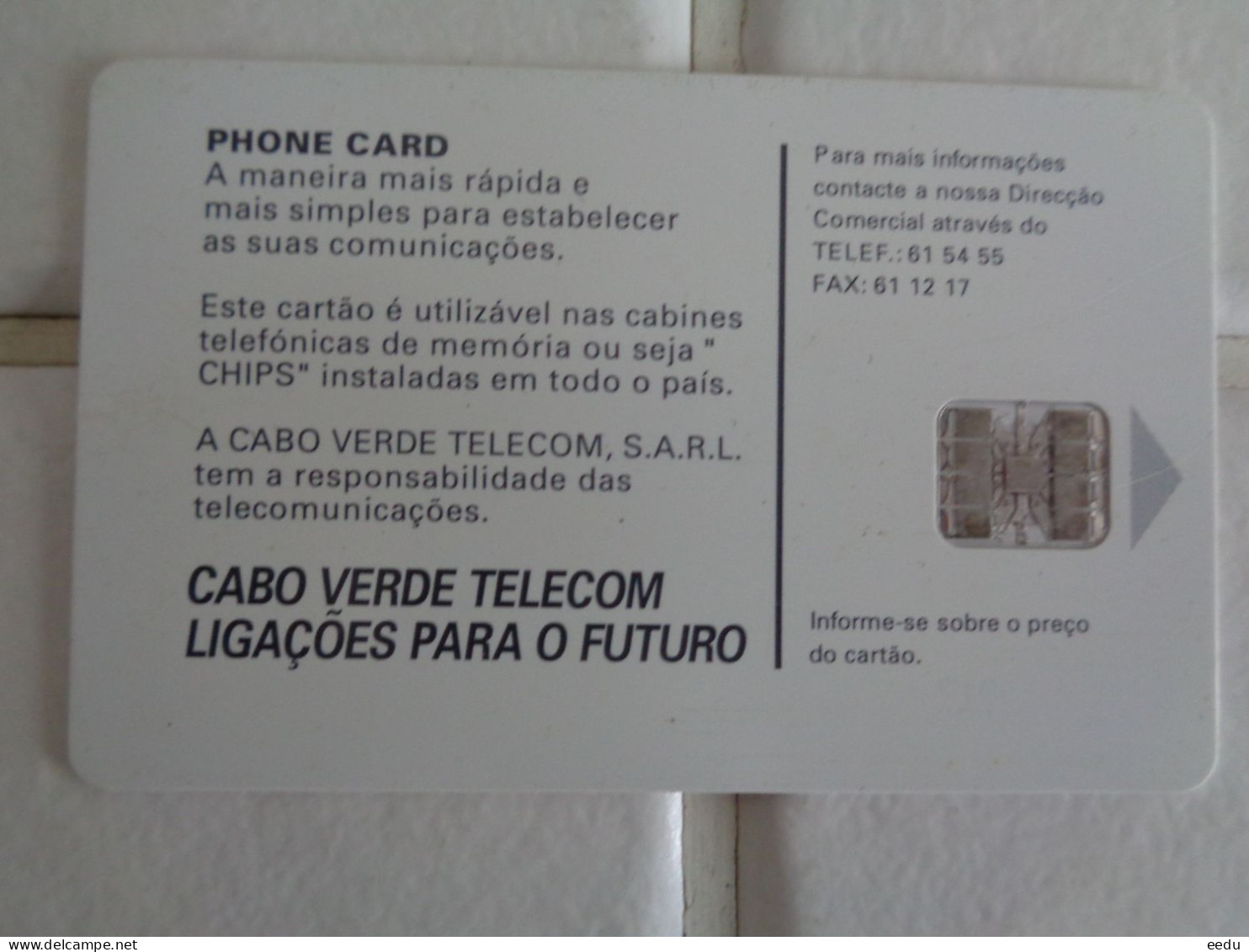 Cape Verde Phonecard - Capo Verde