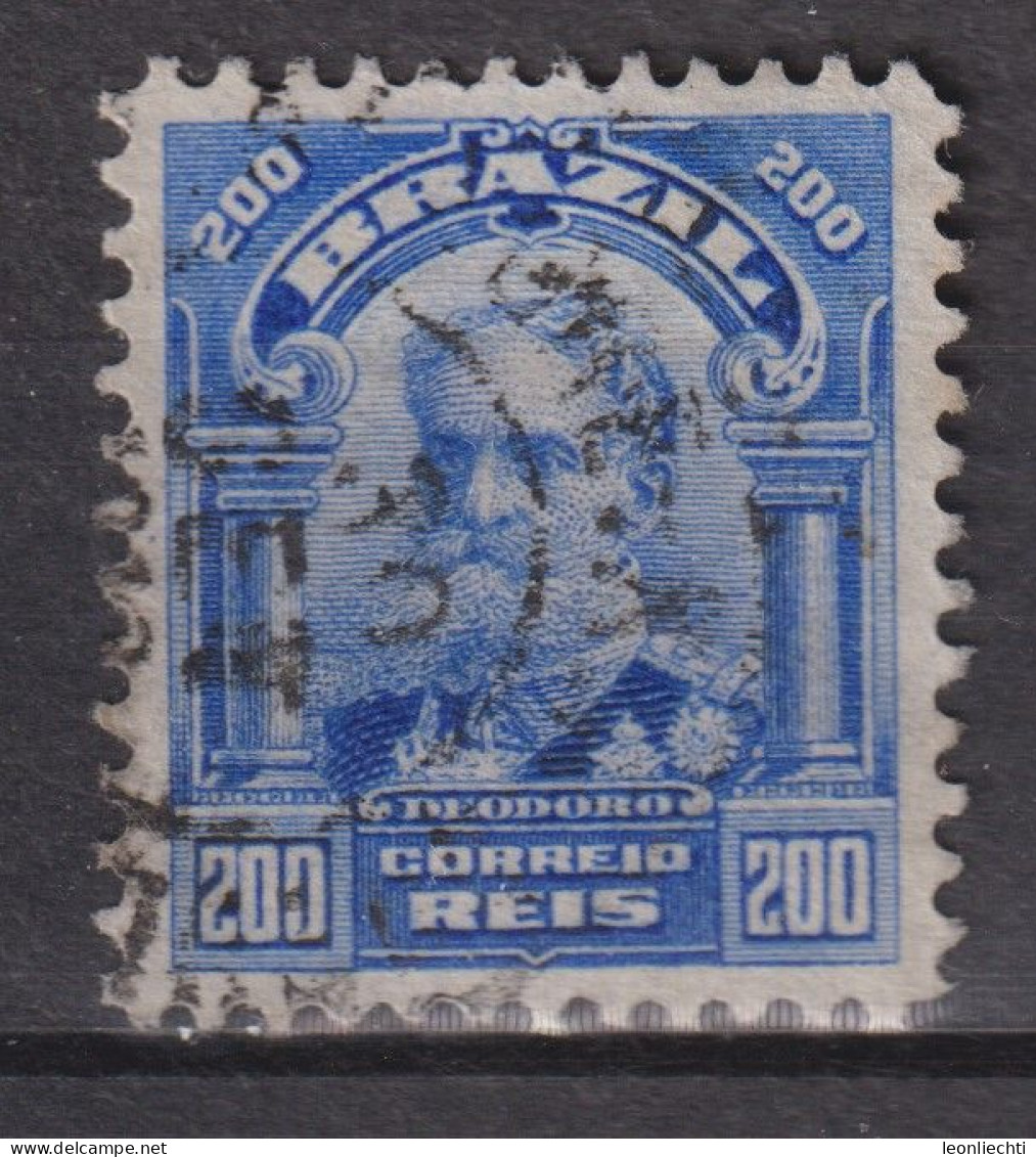 1915 Brasilien  Mi:BR 182, Sn:BR 179, Yt:BR 132a, Deodoro Da Fonseca, Personalities And Liberty Allegory - Gebraucht