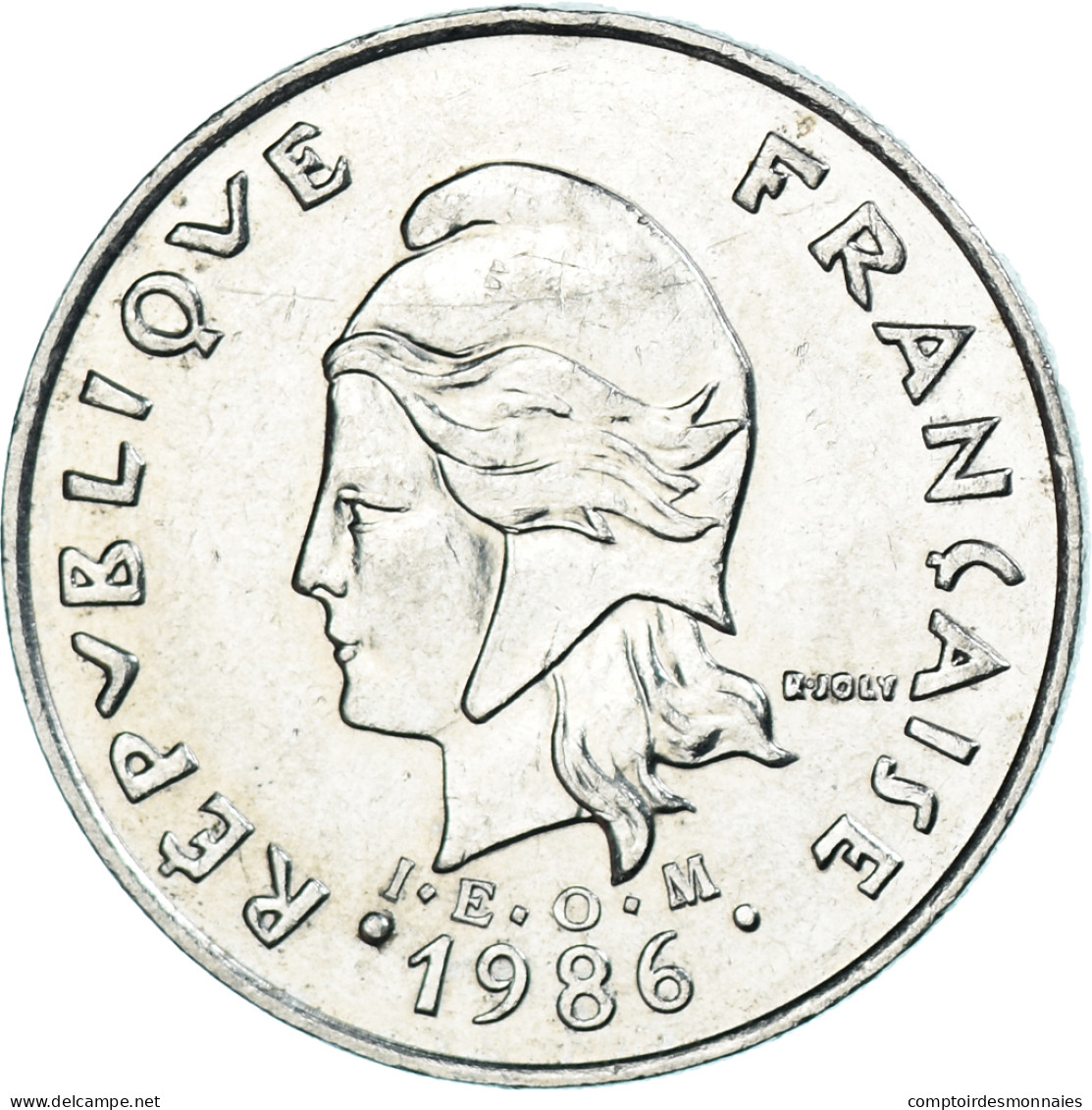 Monnaie, Polynésie Française, 20 Francs, 1986, Paris, TTB+, Nickel, KM:9 - Frans-Polynesië