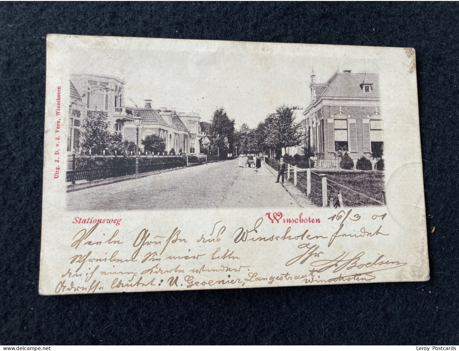 #0312 Winschoten Stationsweg 1901 - Winschoten