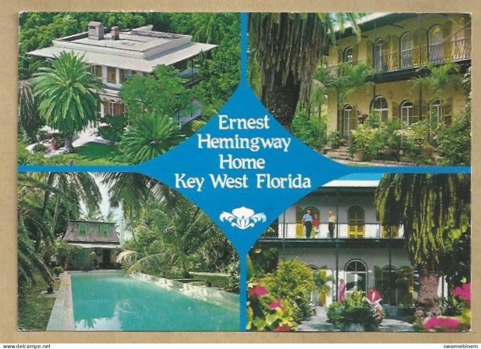 US.- FLORIDA. KEY WEST. ERNEST HEMINGWAY'S HOME, 907 WHITEHEAD STREET. 1994 - Key West & The Keys
