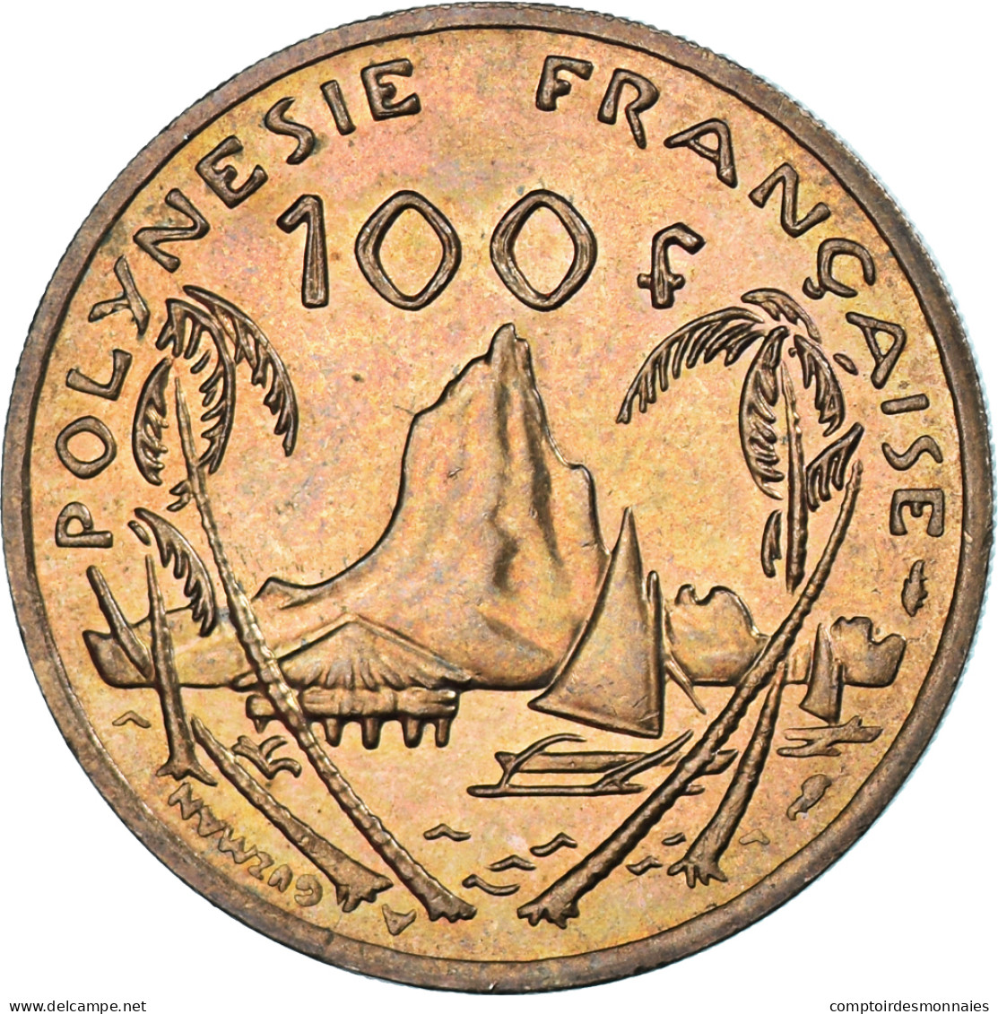 Monnaie, Polynésie Française, 100 Francs, 1987, Paris, SUP, Nickel-Bronze - Frans-Polynesië