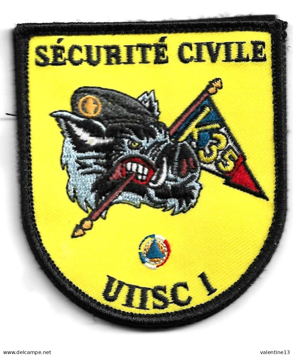 Ecusson De Bras SECURITE CIVILE UIISC 1 NOGENT LE ROTROU - Firemen