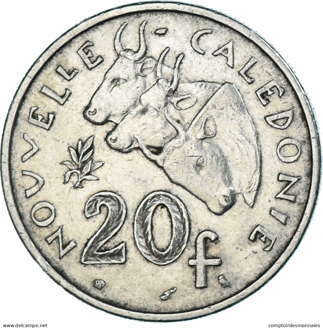 Monnaie, Nouvelle-Calédonie, 20 Francs, 1972, Paris, TTB, Nickel, KM:12 - Nieuw-Caledonië