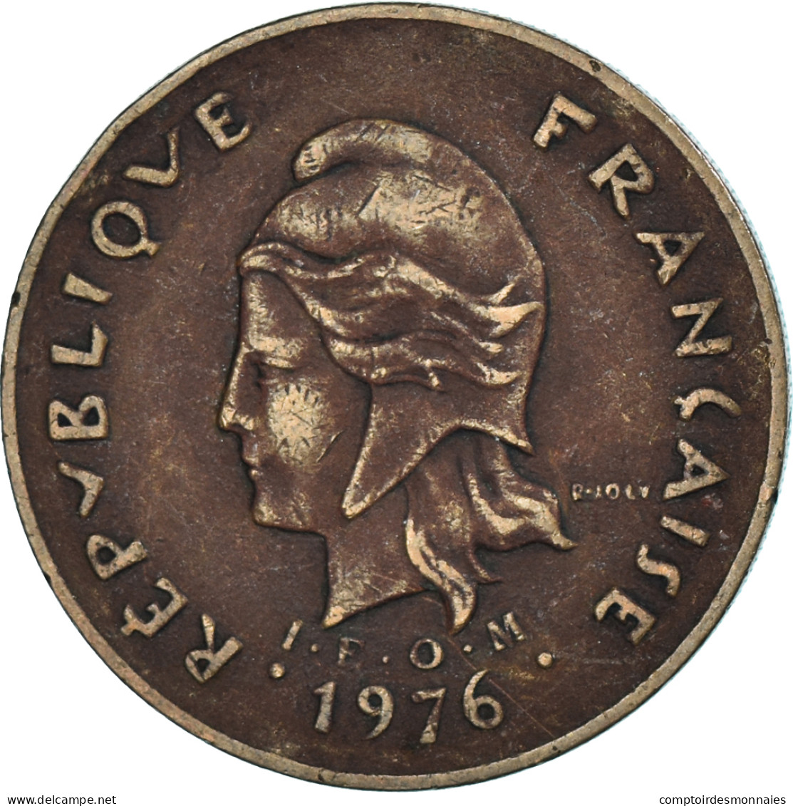 Monnaie, Polynésie Française, 100 Francs, 1976, Paris, TB+, Nickel-Bronze - Frans-Polynesië