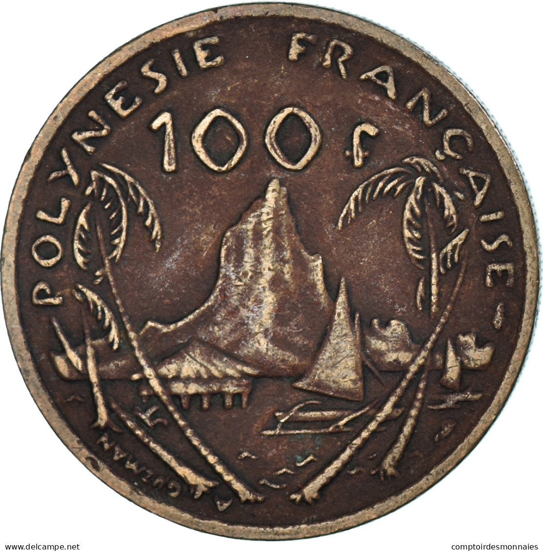 Monnaie, Polynésie Française, 100 Francs, 1976, Paris, TB+, Nickel-Bronze - Frans-Polynesië