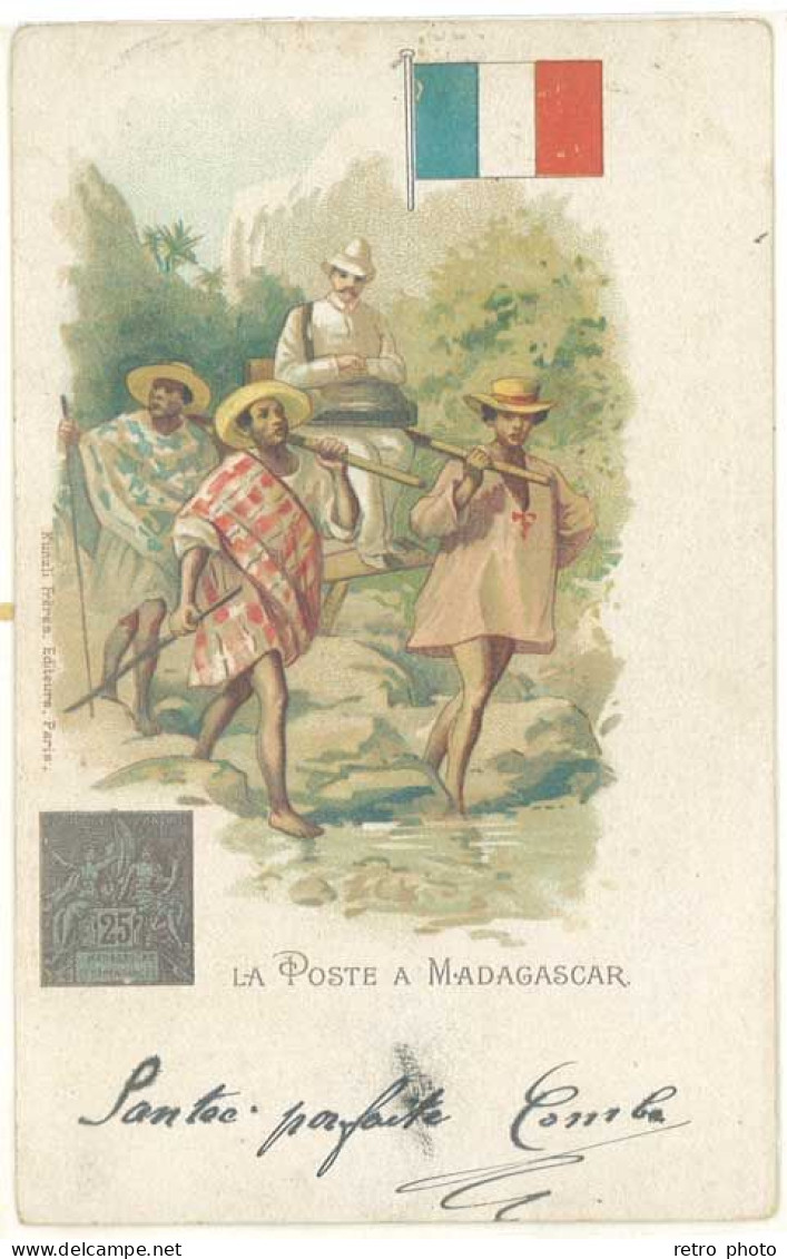 Cpa La Poste à Madagascar   (S.12672) - Poste & Facteurs