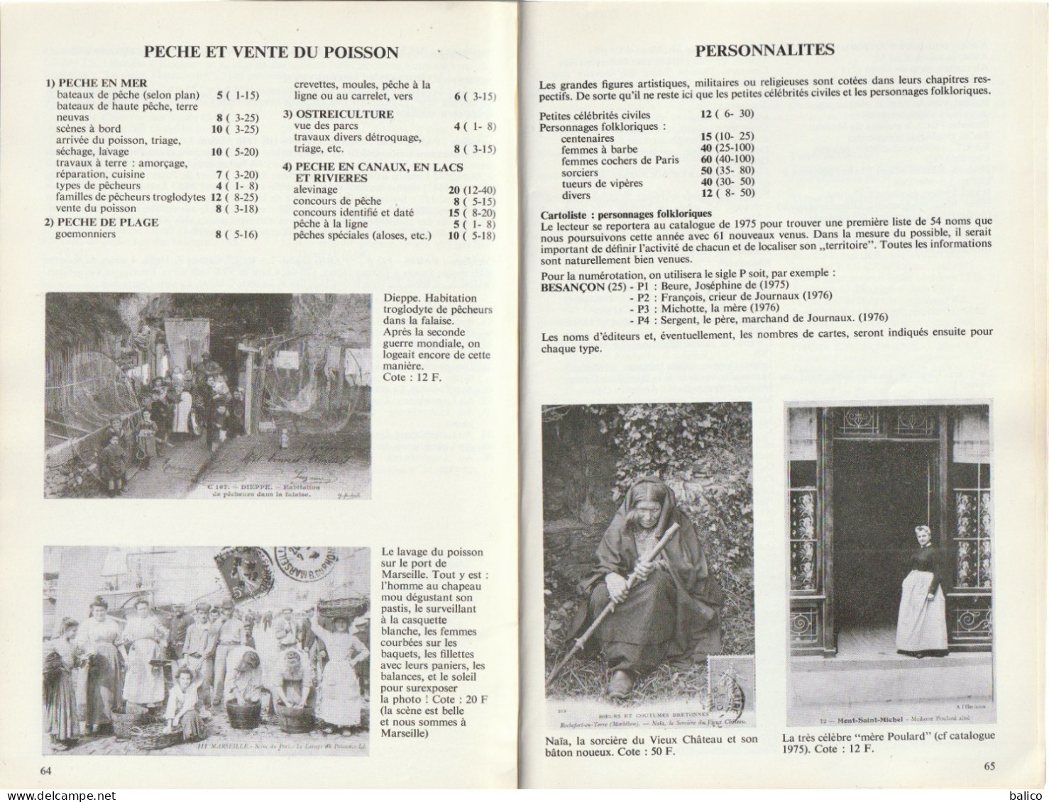 Argus de Cartes Postales Anciennes "NEUDIN - 1976 - 81 pages  2ème année d'édition ( avec quelques pages comme modèle )